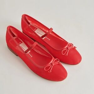 Dolce Vita Cadel ballet flats in red mesh new with box